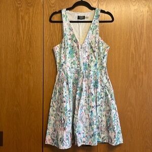 Multicolor dot dress